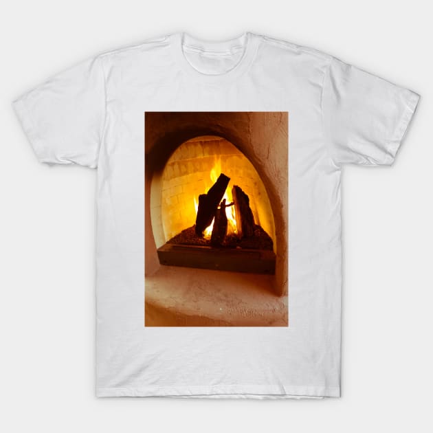 Adobe fireplace T-Shirt by thadz